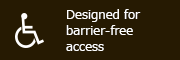 Designed for barrier-free access 